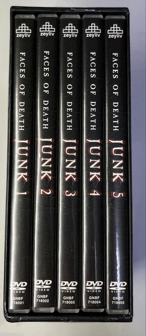 ジャンク FACES OF DEATH JUNK DVD-BOX〈5枚組〉