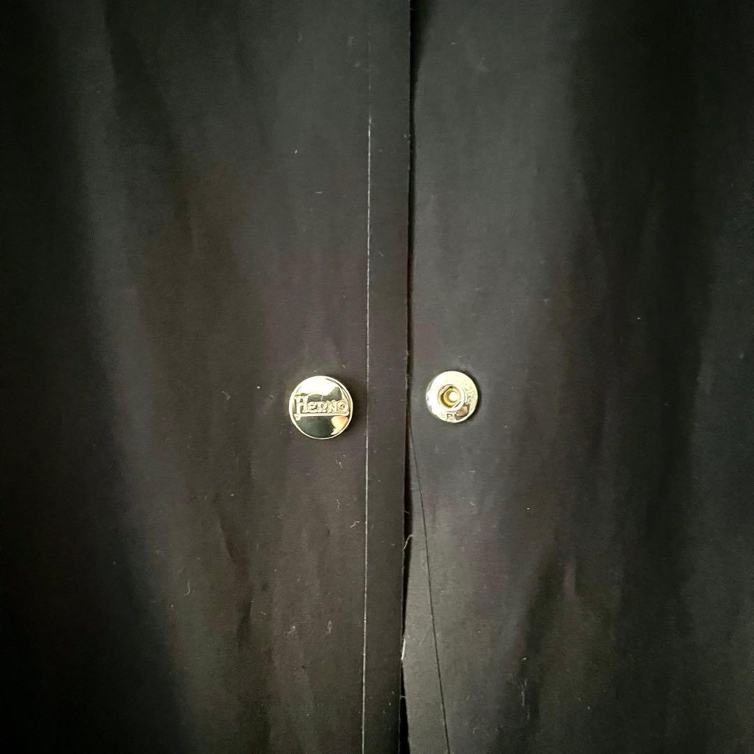 HERNO ヘルノ リバーシブルコート40 カーキ×黒 未使用タグ付