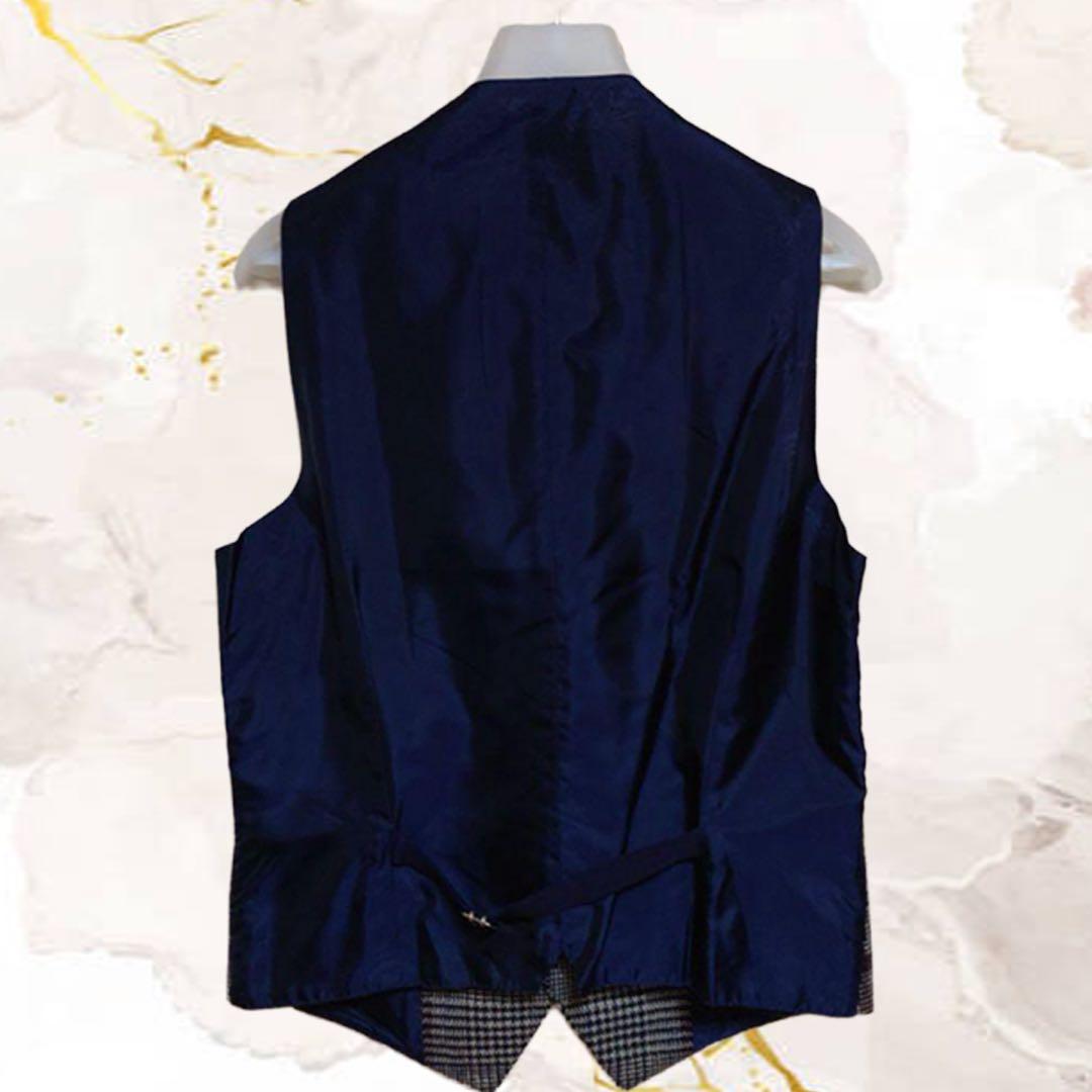 タリアトーレ グレンチェック 2ピースジャケット ジレSize 44
