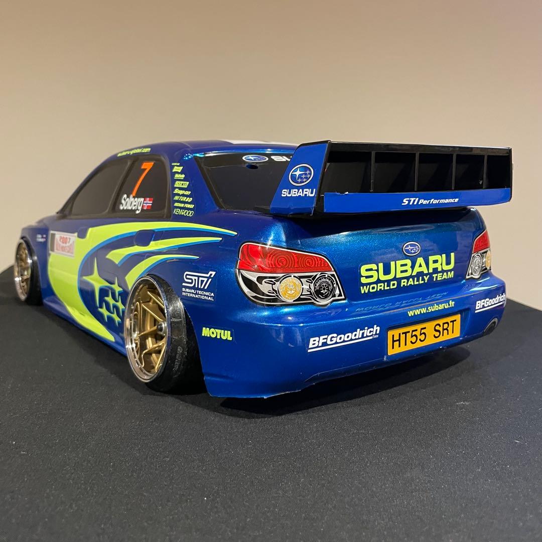 タミヤ　スバル　インプレッサ　1/10 ラジコンボディ　 塗装済　ラリー 塗装済