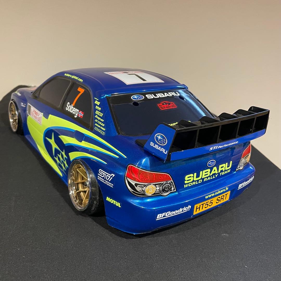 タミヤ　スバル　インプレッサ　1/10 ラジコンボディ　 塗装済　ラリー 塗装済