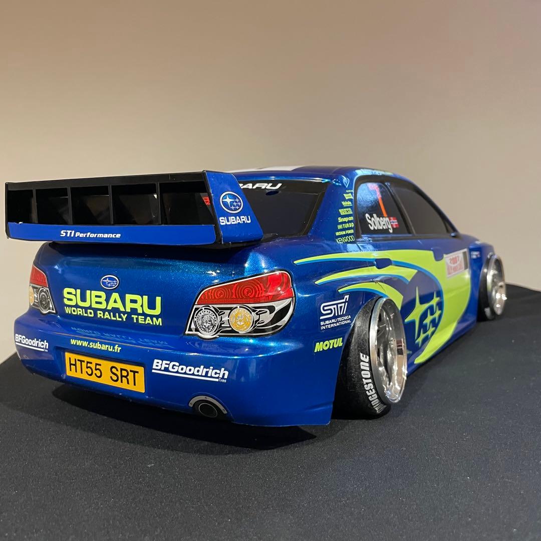 タミヤ　スバル　インプレッサ　1/10 ラジコンボディ　 塗装済　ラリー 塗装済