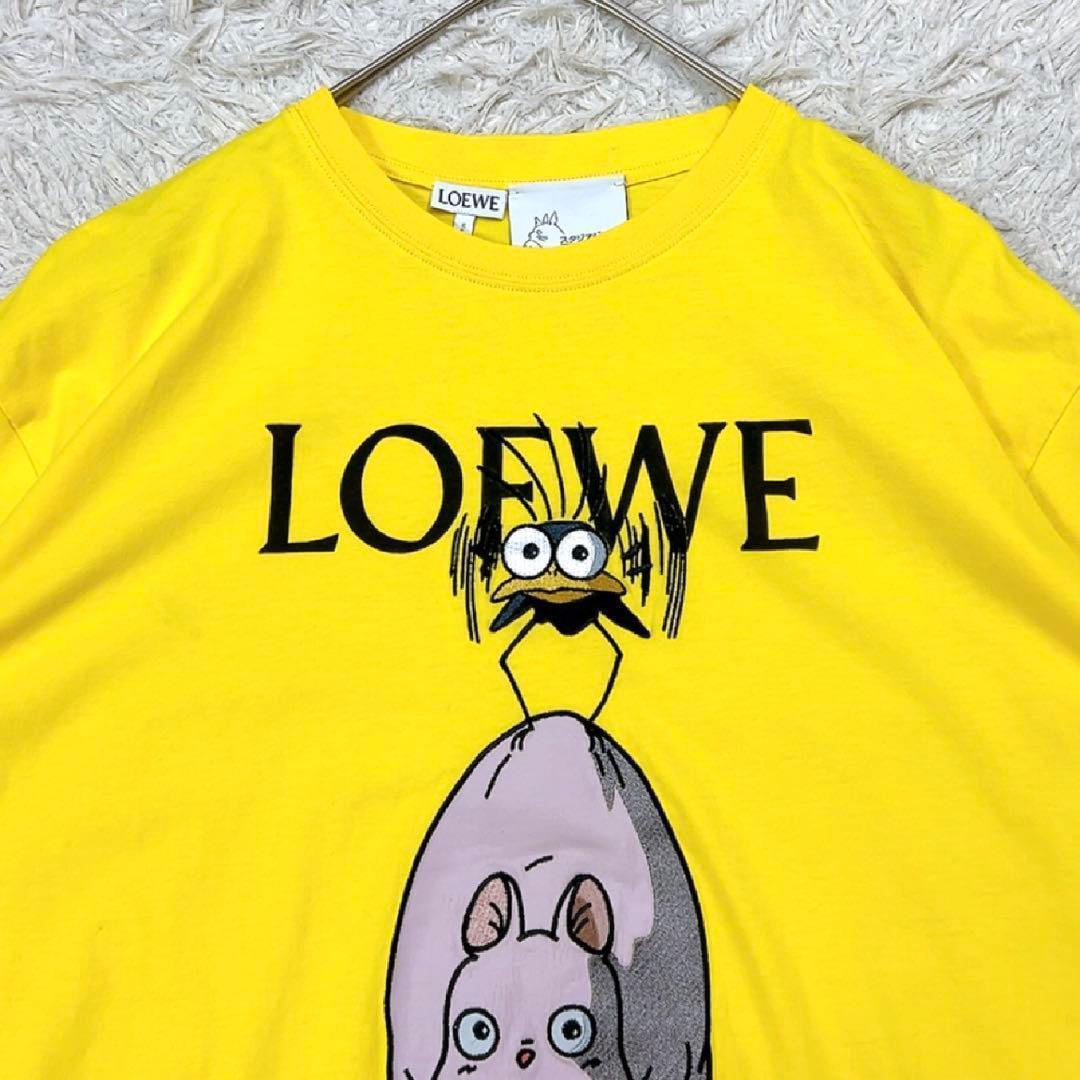 美品 ロエベ スタジオジブリ コラボ 千と千尋の神隠し Tシャツ XS イエロー