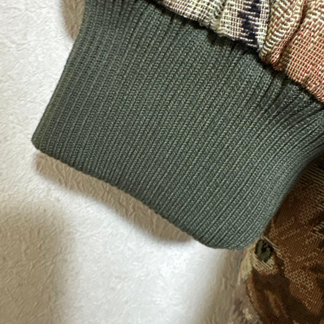 melange メラーンジュ　猫柄　ゴブラン　オーバーサイズ　ロングコート