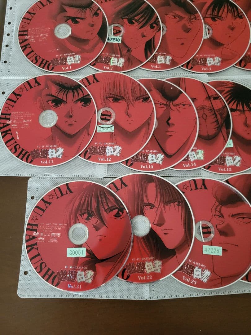 幽☆遊☆白書レンタルDVD 全28巻セット