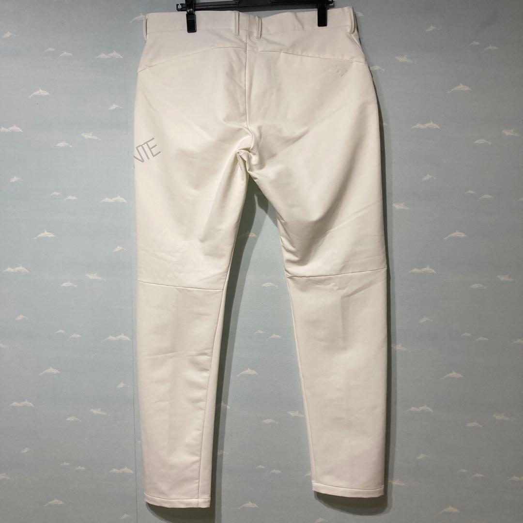 タグ付き新品　希少 裏起毛　デサント ゴルフ パンツ 白 W92 XA