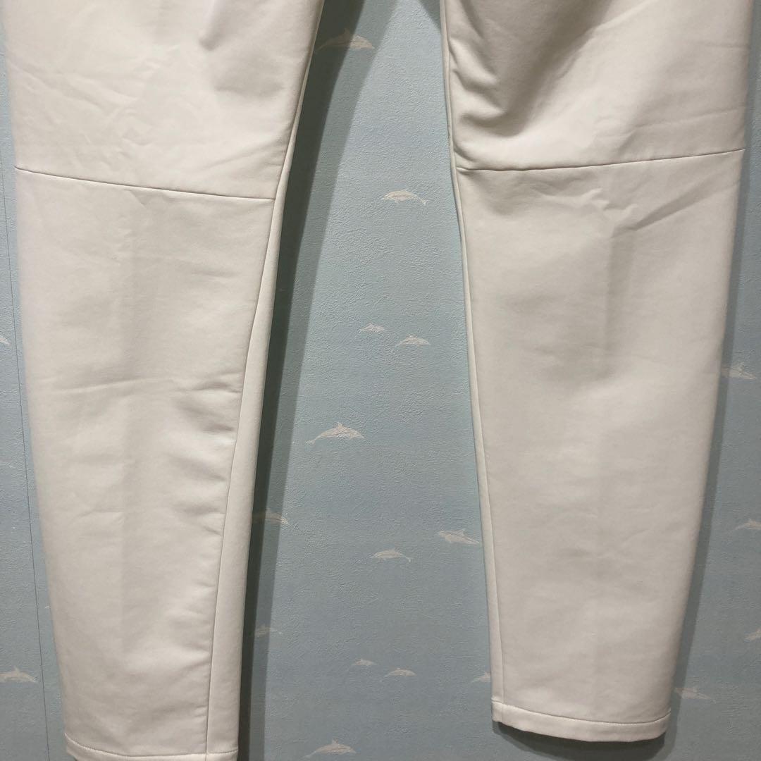 タグ付き新品　希少 裏起毛　デサント ゴルフ パンツ 白 W92 XA