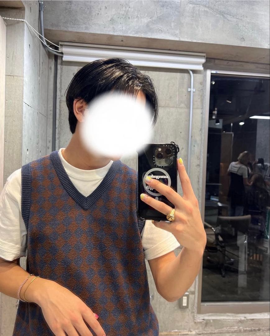 【専用】Stussy Melange Checker Sweater Vest