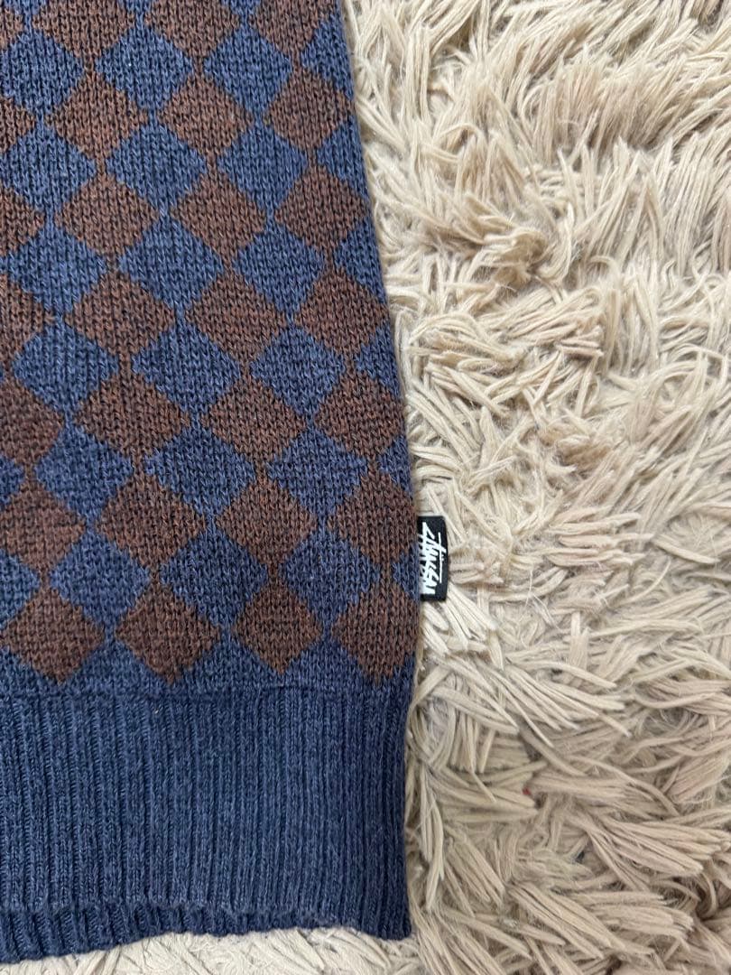 【専用】Stussy Melange Checker Sweater Vest