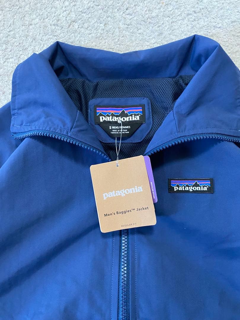 【新品未使用】廃盤Patagonia バギーズジャケット ネイビー 短丈Ｓサイズ