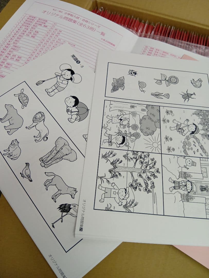 伸芽会　オリジナル問題集改訂版　全63冊セット　中古　2025年受験