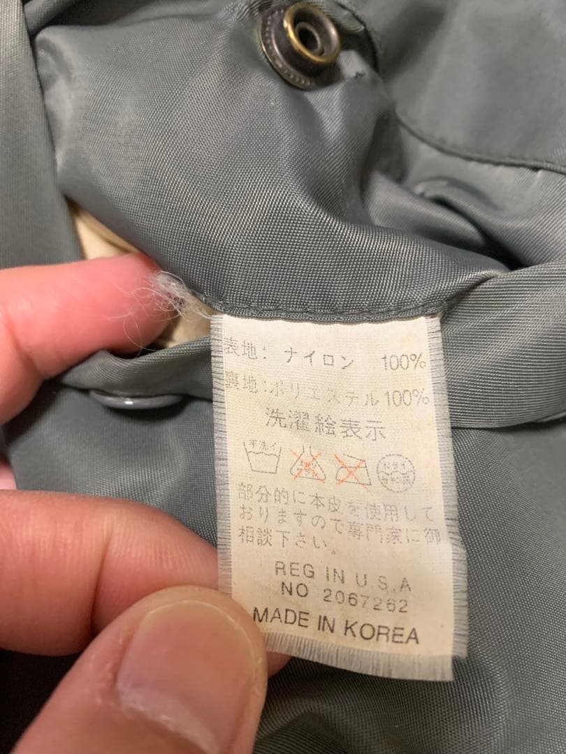 90s テッドマン エフ商会 MA-1バック刺繍ワッペン 42フライトジャケット