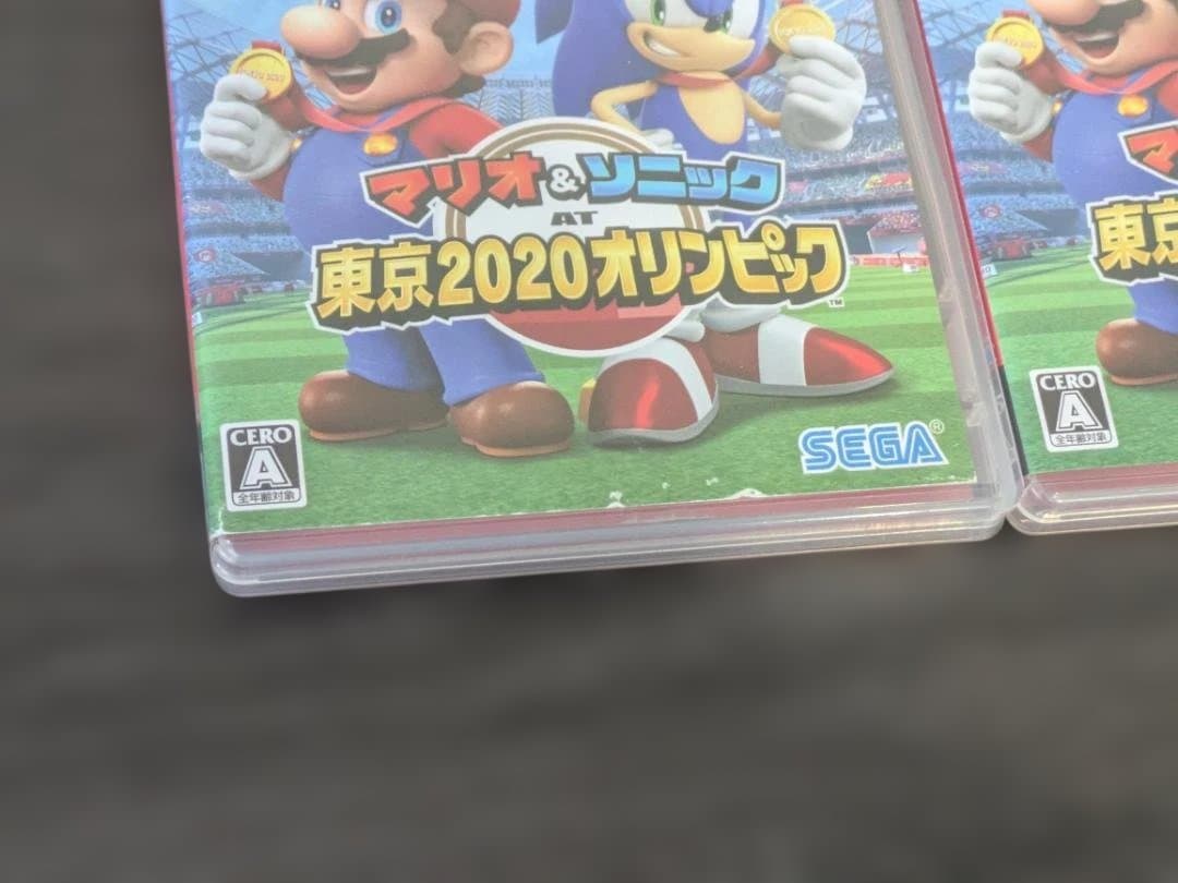 2本セット マリオ&ソニックAT 東京2020オリンピック スイッチ 動作確認済