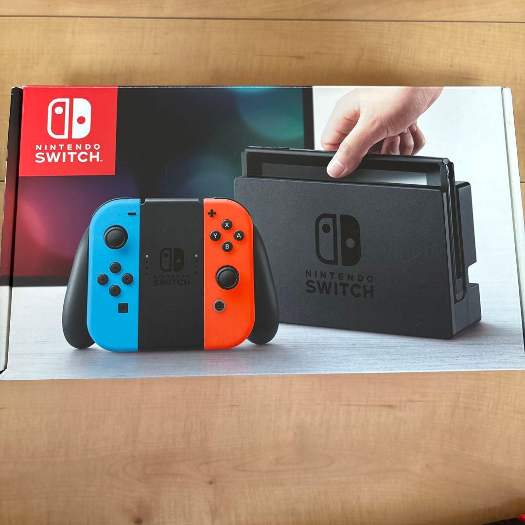 Nintendo Switch 本体 赤/青 2台コントローラー付属品多数