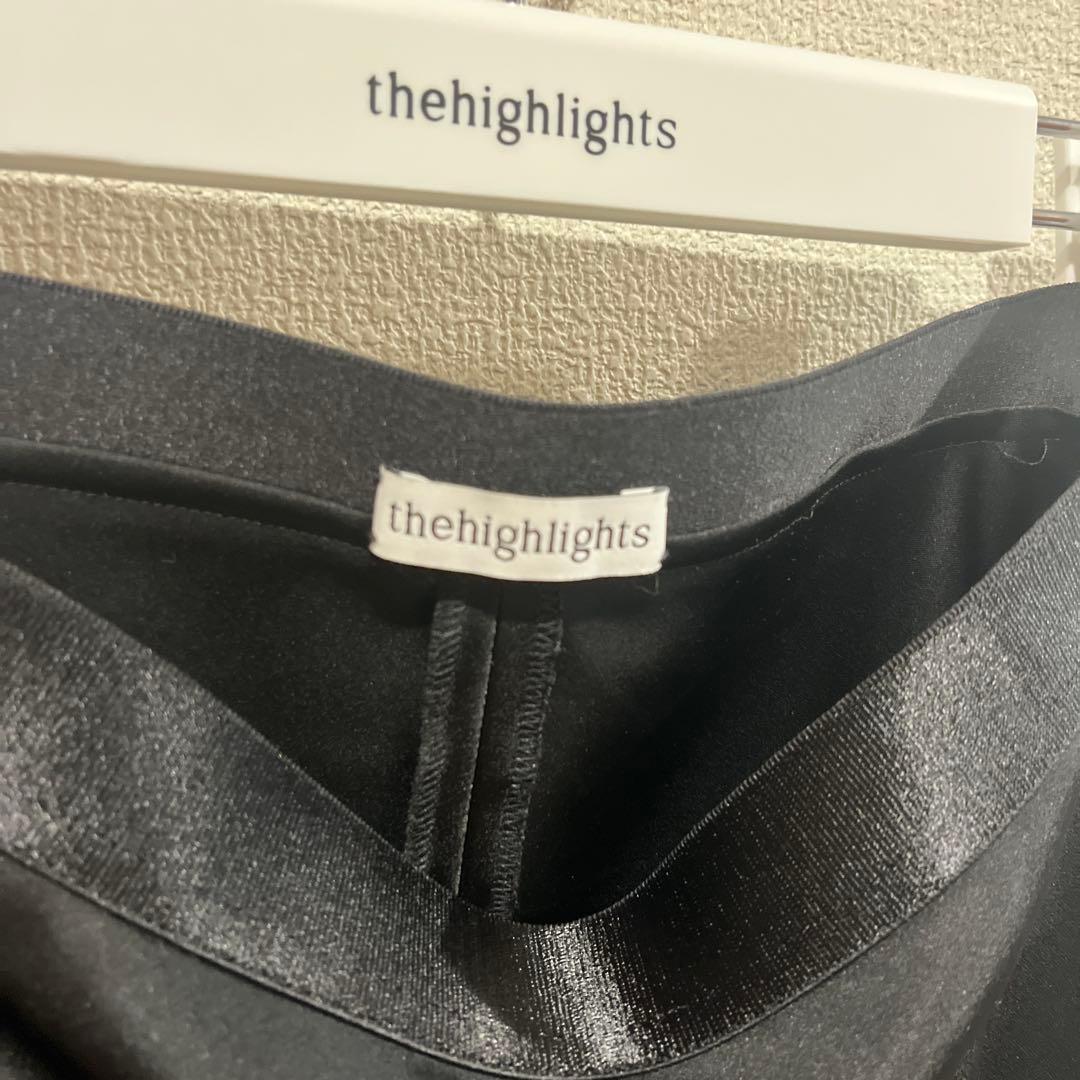 【thehighlights】 'skirt longブラック