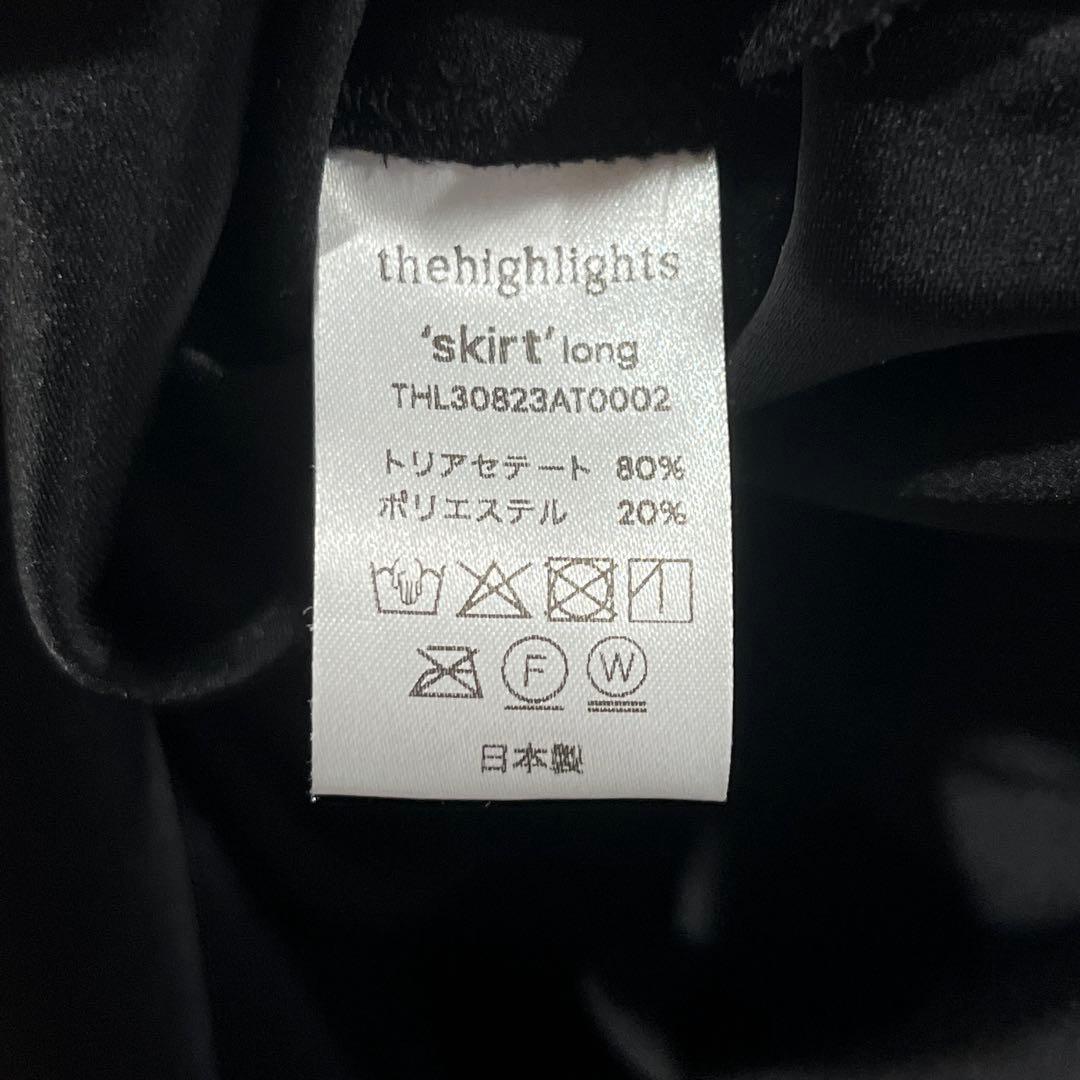 【thehighlights】 'skirt longブラック