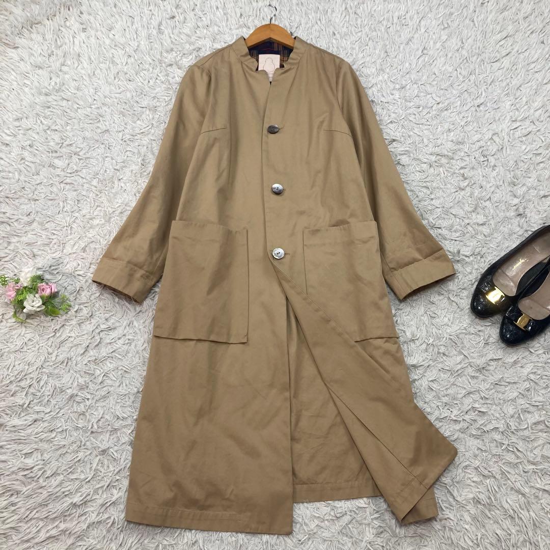 PAL'LAS PALACE パラスパレス スプリング ノーカラーコート