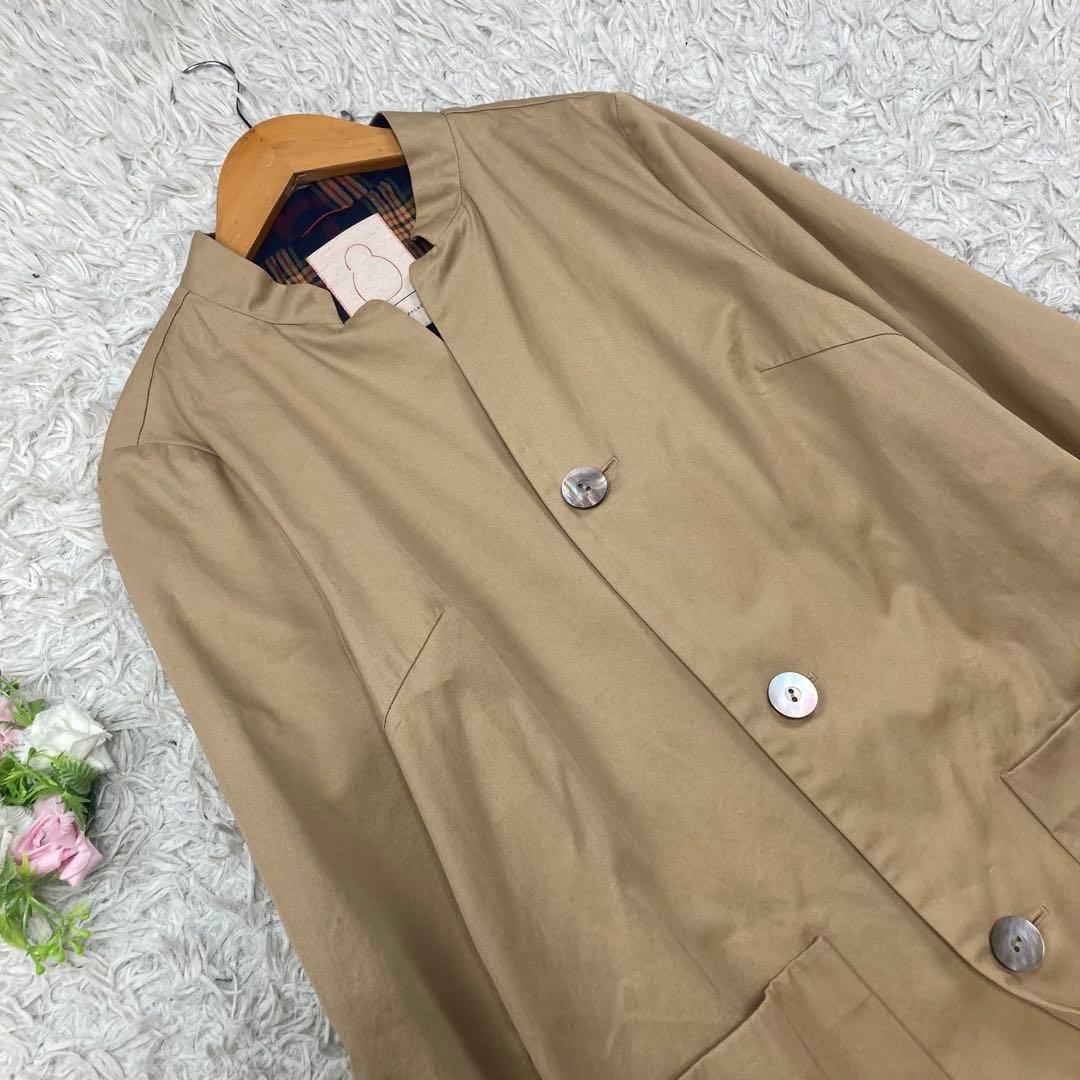 PAL'LAS PALACE パラスパレス スプリング ノーカラーコート