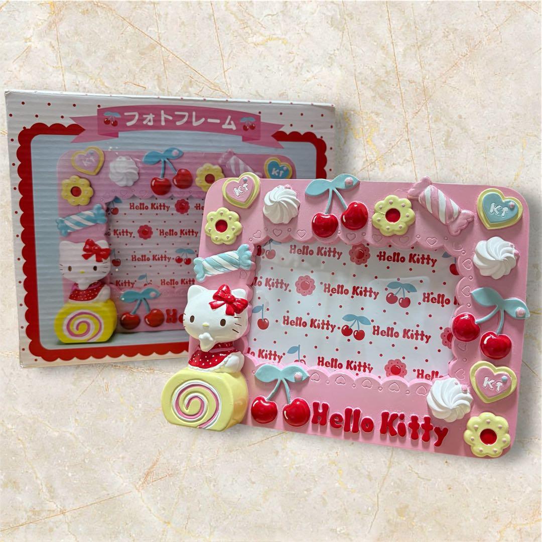 ハローキティ/Hello Kitty レア スイーツフォトフレーム 箱付き