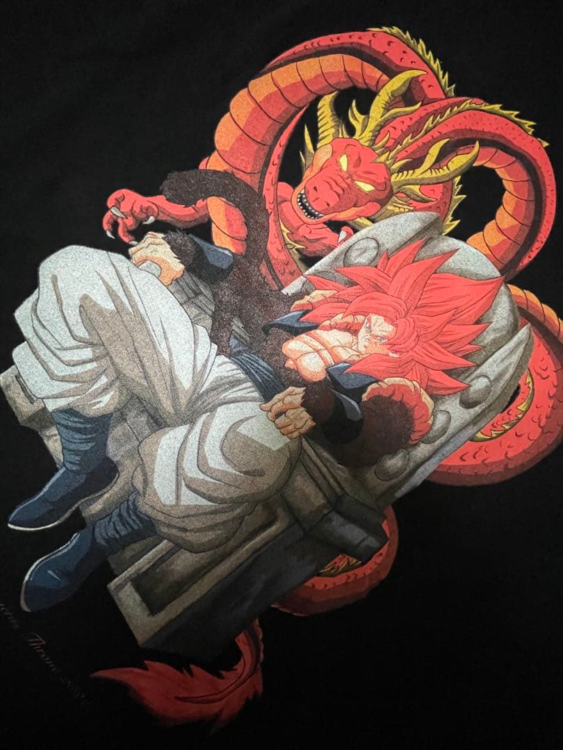 激レア ドラゴンボール GT ゴジータ 超サイヤ人4 Tシャツ ヴィンテージ