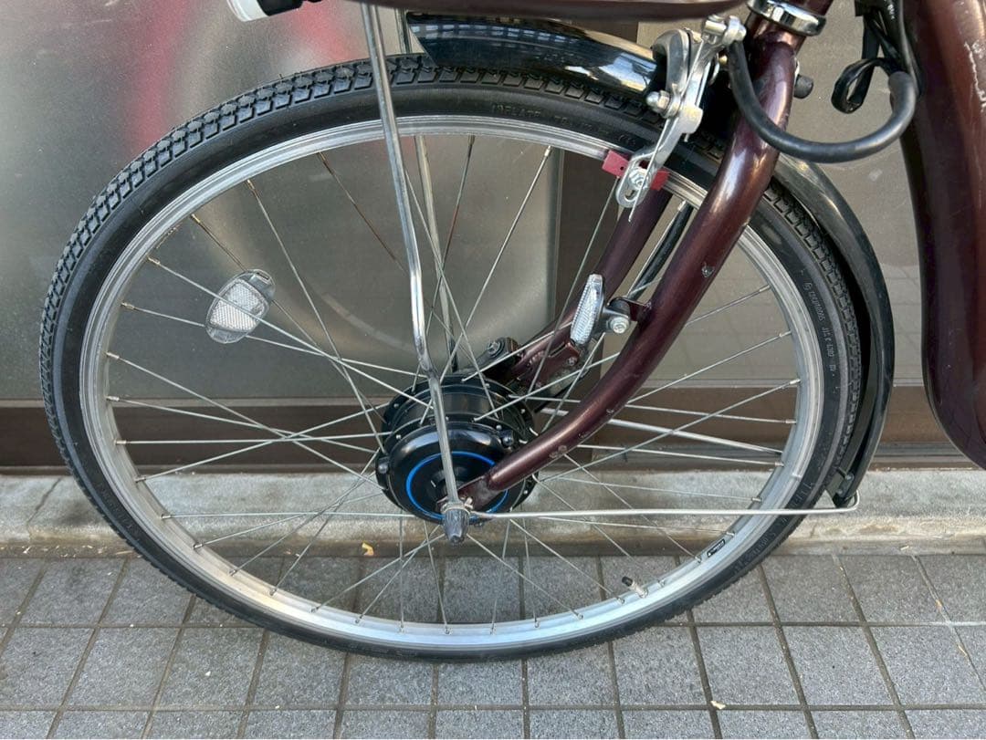 佐々木(送料込)中古電動自転車 ブリヂストン フロンティア 横浜№3624