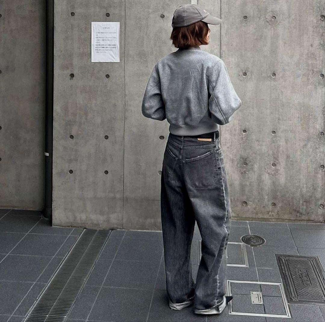 ok.soon / original wide denim black / 新品