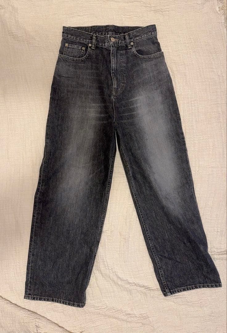 ok.soon / original wide denim black / 新品