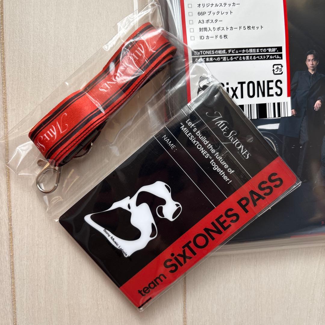 MILE SixTONES 初回盤A 先着特典付