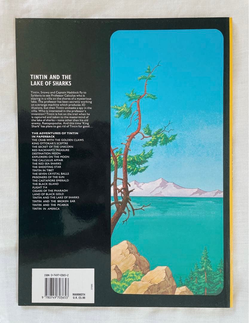 TINTIN タンタンの冒険  4冊セット 送料無料