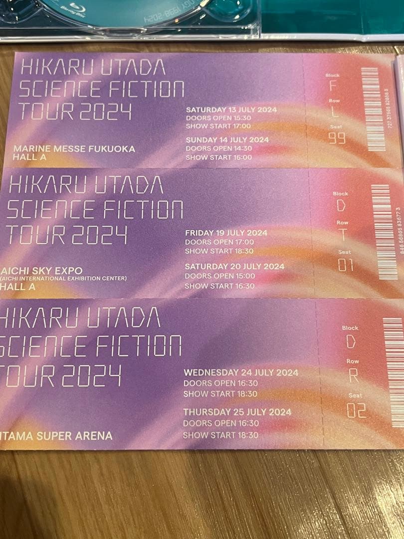 【ブルーレイ＋特典CD】宇多田ヒカル SCIENCE FICTION TOUR