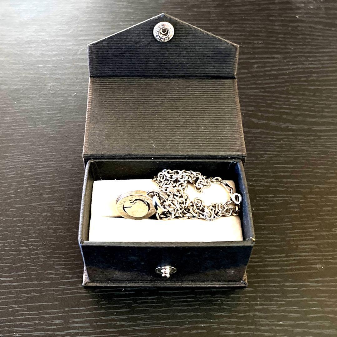 アクアシルバー 幸せの 6ペンス  モチーフ SILVER ネックレス