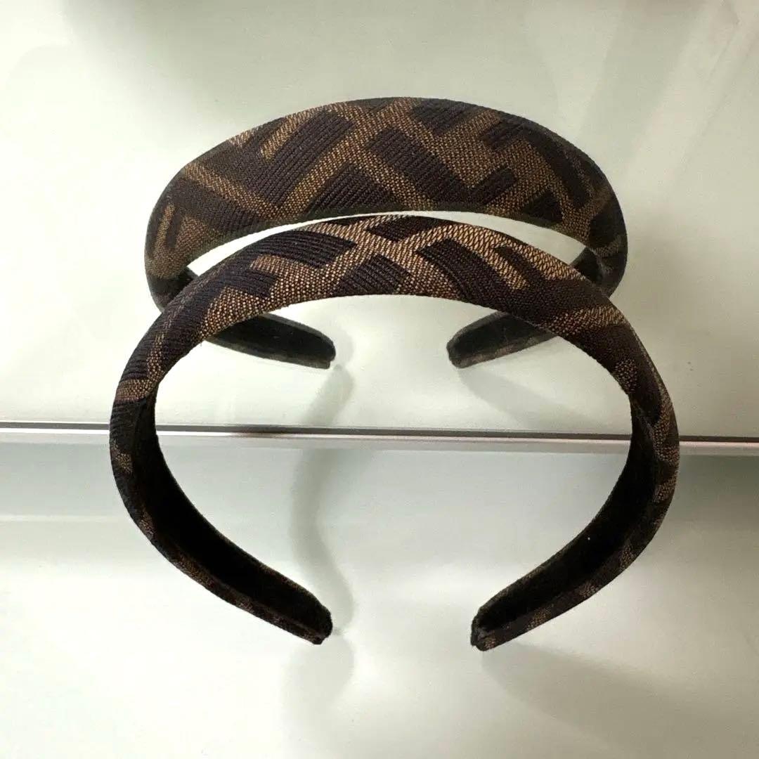 【新品・未使用】　FENDI カチューシャ　ズッカ柄