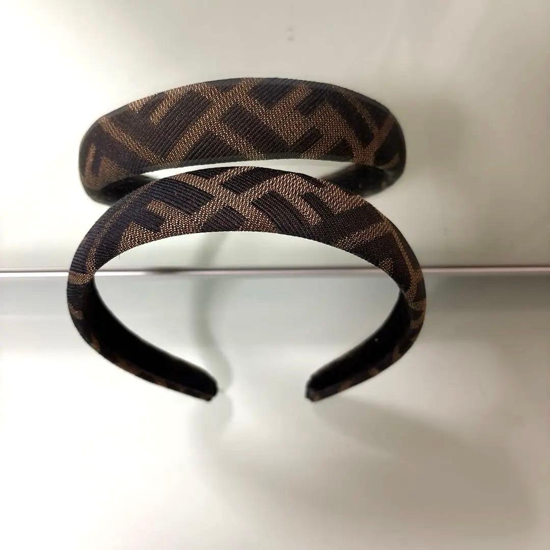 【新品・未使用】　FENDI カチューシャ　ズッカ柄