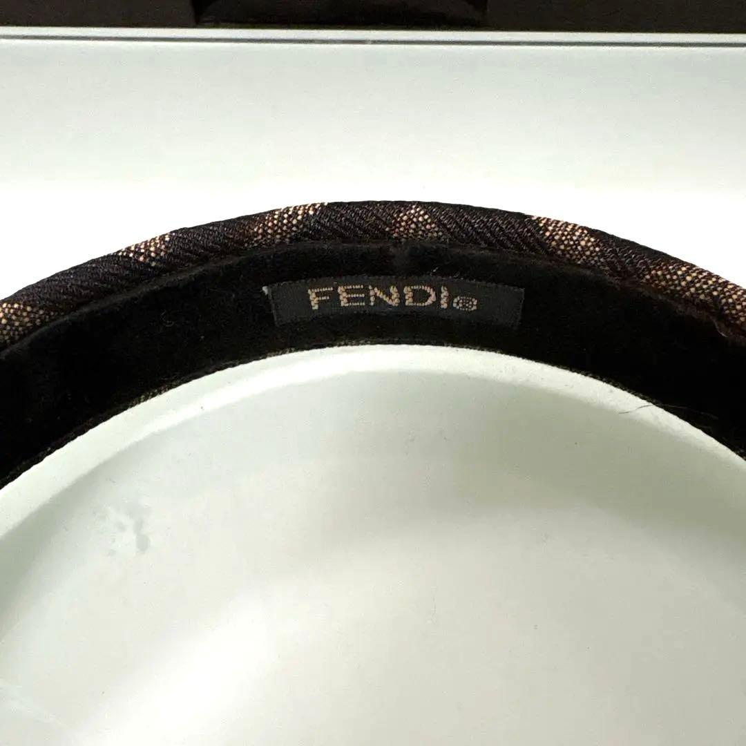 【新品・未使用】　FENDI カチューシャ　ズッカ柄