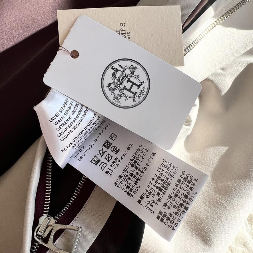 新品未使用タグ付★HERMES★2026現行品★フーディ★ロングコート