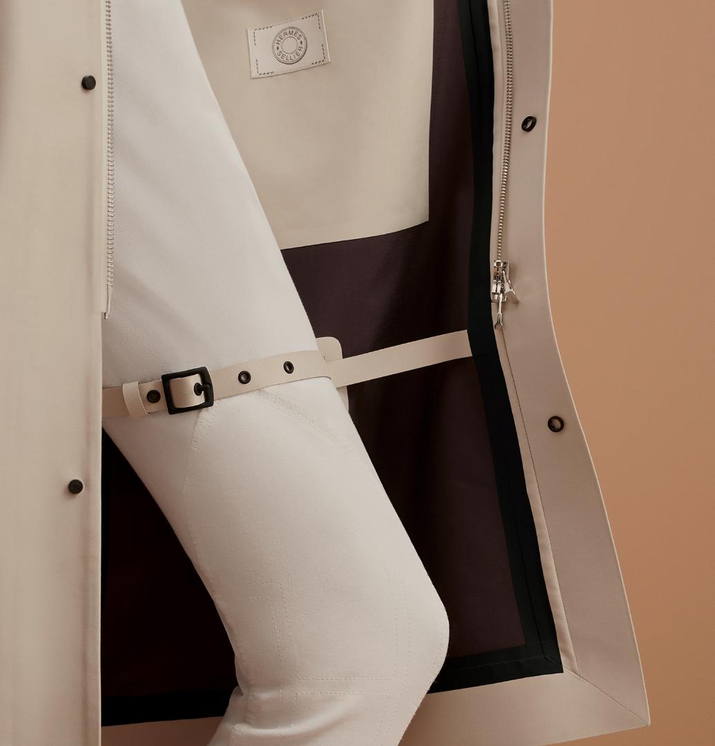 新品未使用タグ付★HERMES★2026現行品★フーディ★ロングコート