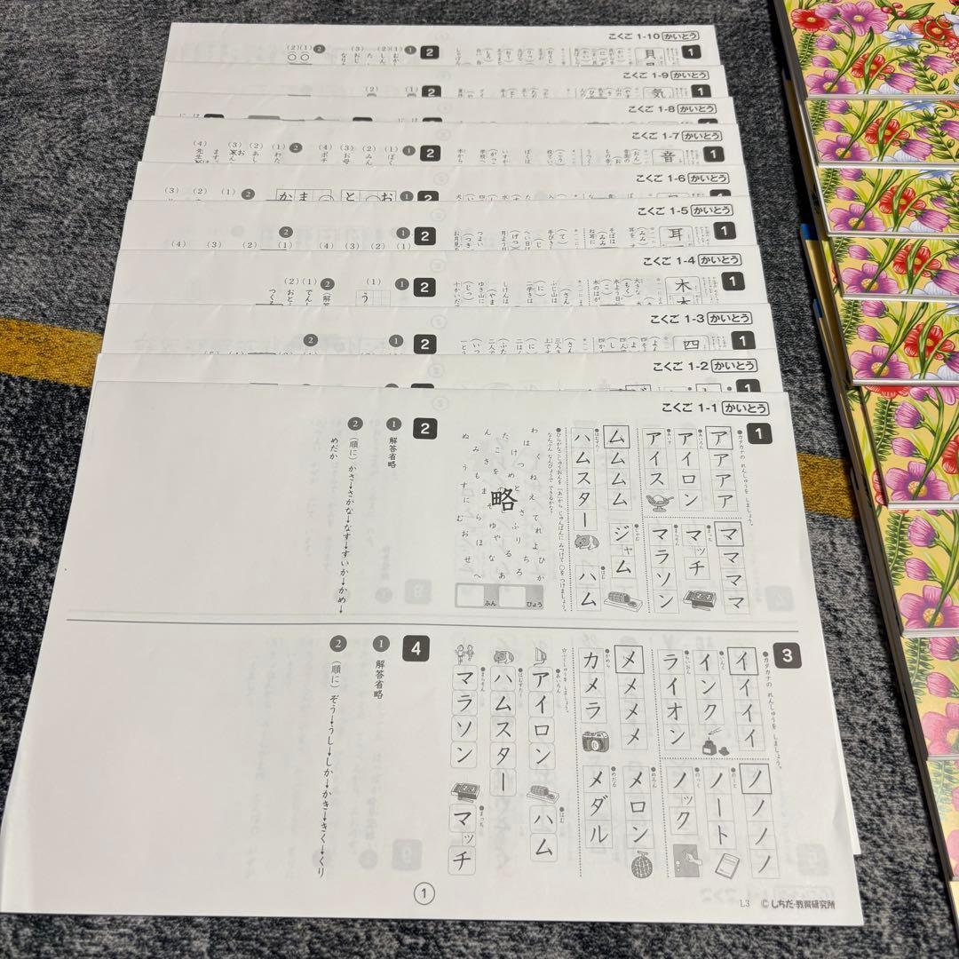 【迅速匿名】思考力さんすう・思考力こくご 七田式小学生プリント 1年生 セット