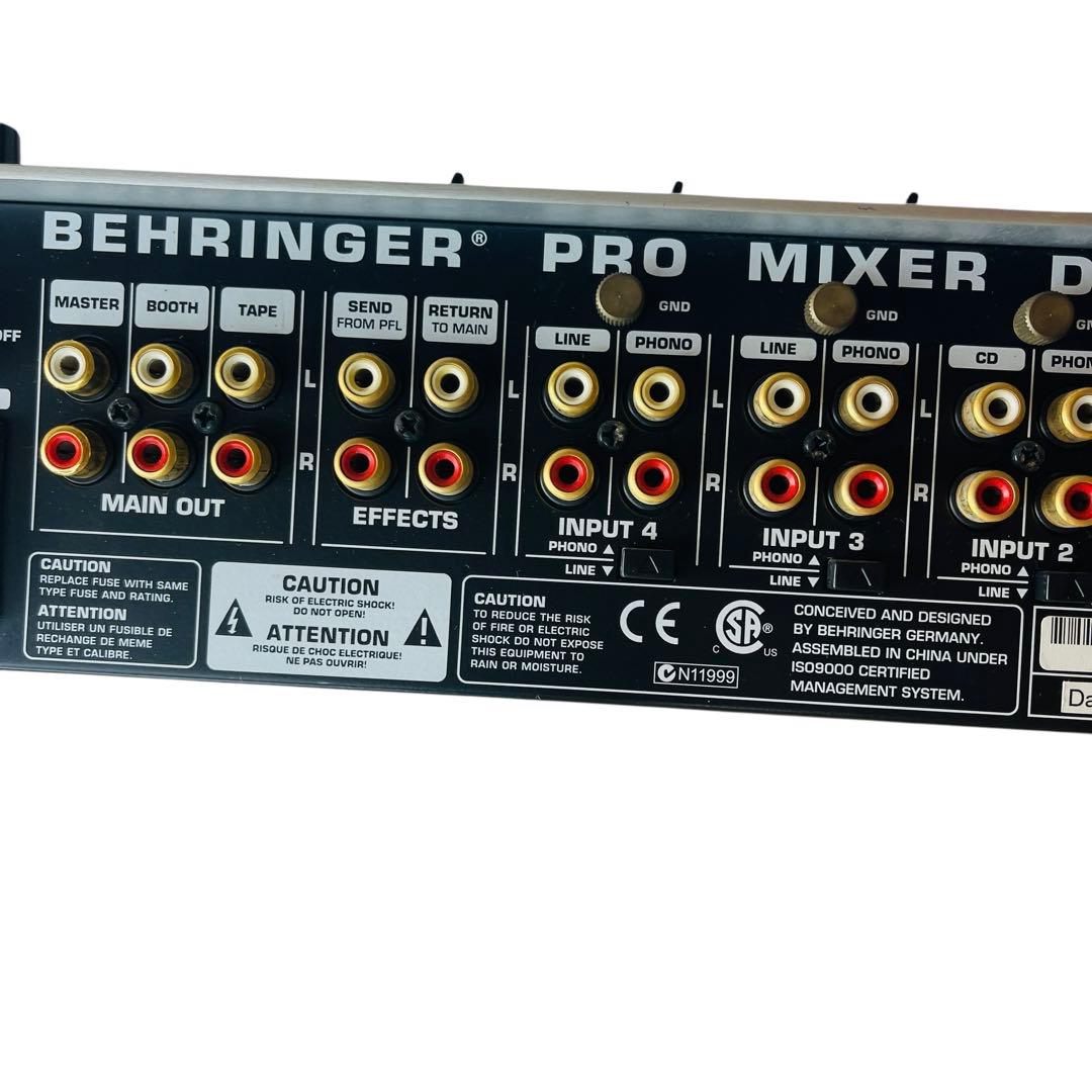 BEHRINGER DJミキサー DJX700 通電・音出し確認済み