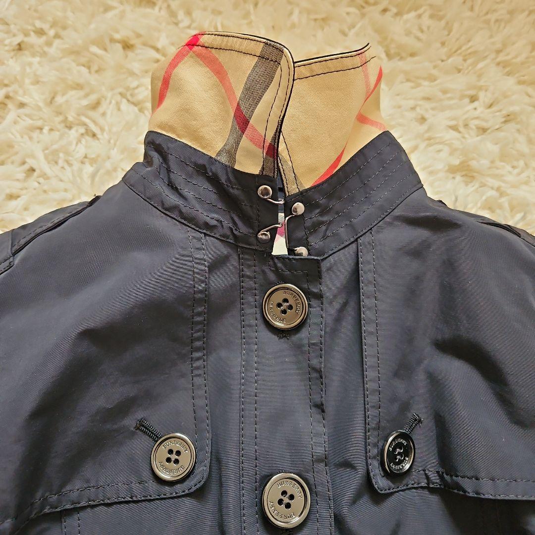 BURBERRY　LONDON　バーバリー　トレンチコート　44　ネイビー