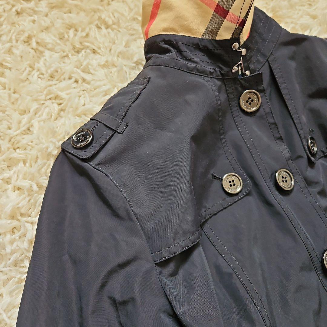 BURBERRY　LONDON　バーバリー　トレンチコート　44　ネイビー