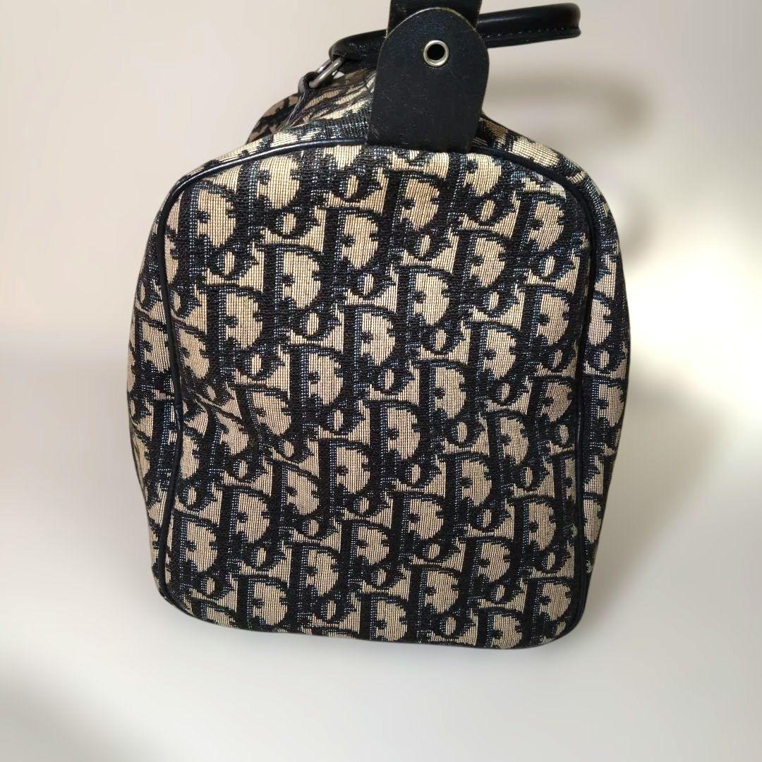 Dior ミニボストンバッグ トロッター キャンバス レザー