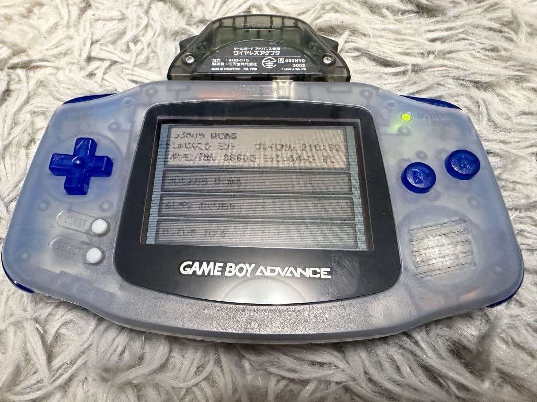 ポケモン ゲームボーイアドバンス本体 ＋ エメラルド ふるびたかいず 未使用
