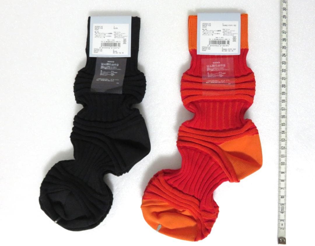 2足セット 新品 CFCL GARTER RIB SOCKS 3 23～25cm