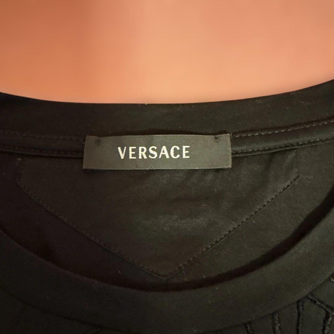 美品☆VERSACEカットソーTシャツ黒
