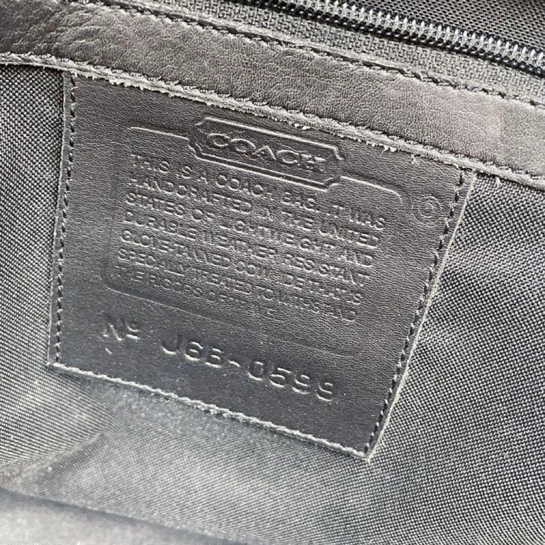 9BM18 COACH コーチ ボストンバッグ レザー ブラック 黒