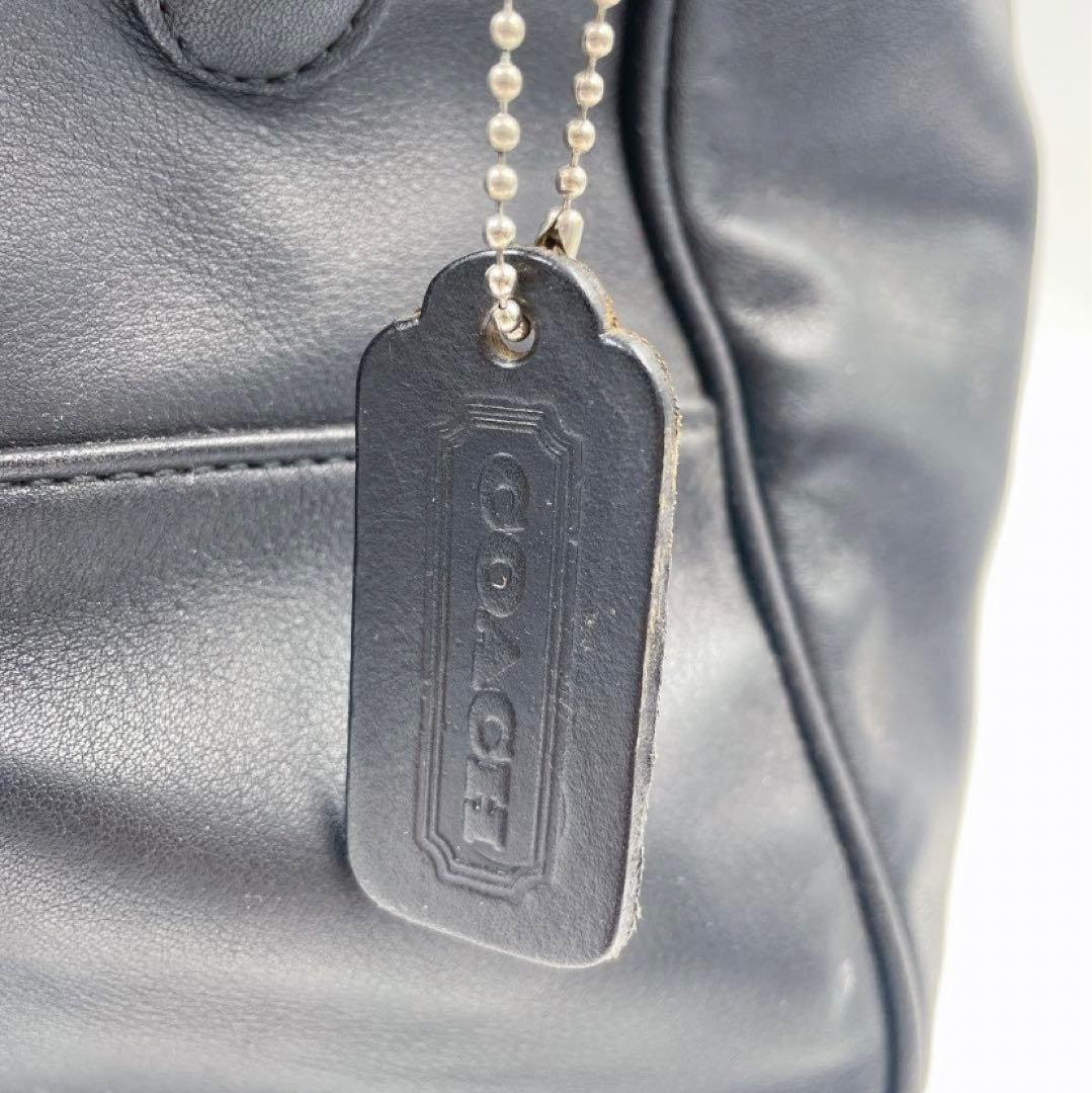 9BM18 COACH コーチ ボストンバッグ レザー ブラック 黒