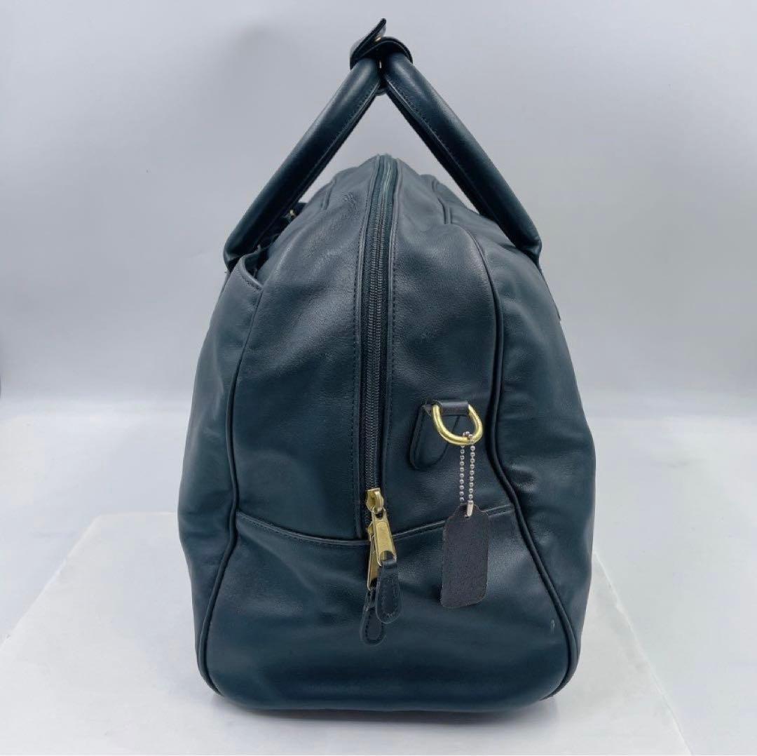 9BM18 COACH コーチ ボストンバッグ レザー ブラック 黒