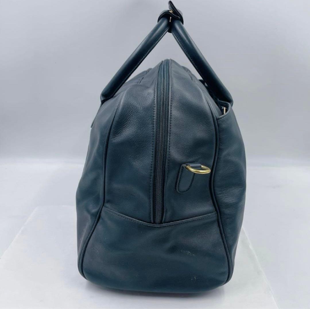 9BM18 COACH コーチ ボストンバッグ レザー ブラック 黒