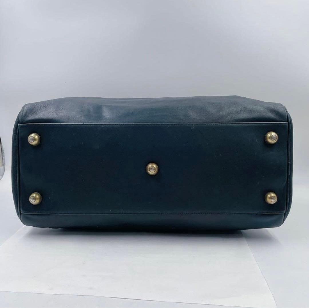 9BM18 COACH コーチ ボストンバッグ レザー ブラック 黒