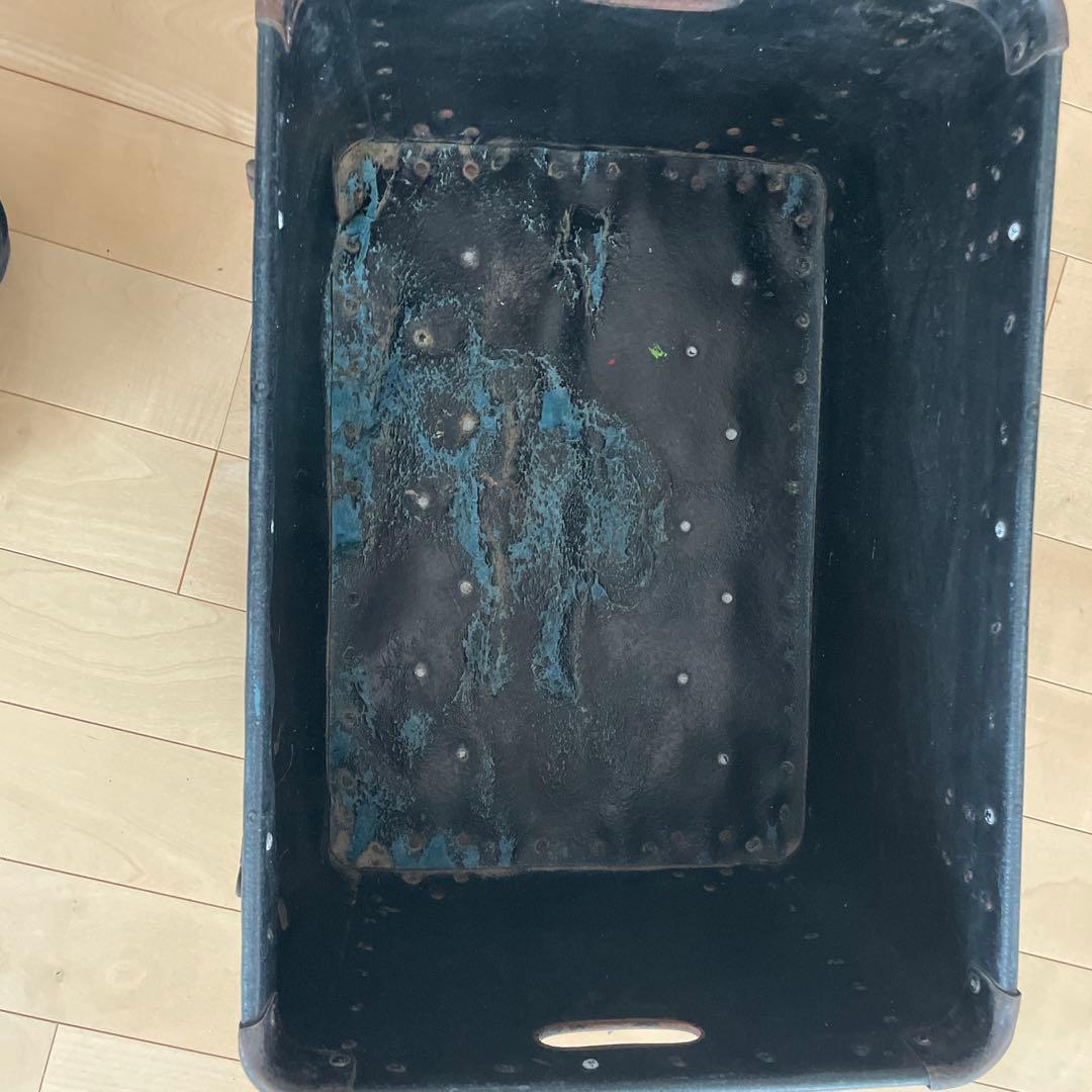 ボテ箱　三菱 無臭タフ　ボールペン サインペン 収納箱　昭和レトロ